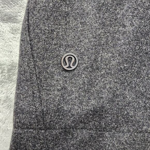 Lululemon Jacket Womens 4 Grey Heathered Black Wool All Days Soft Shell NO VEST - Picture 5 of 13